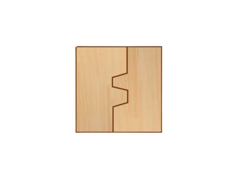 Reverse glue joint bit